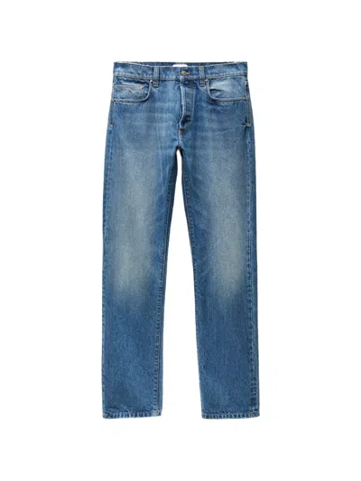 Versace Straight Jeans In Blue