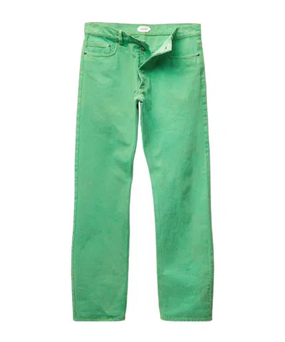 Versace Straight Jeans In Green