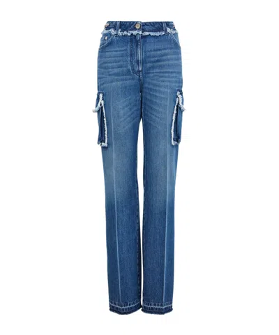 Versace Straight Jeans In Blue