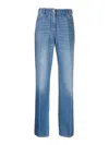 Versace Cotton Trousers In Blue