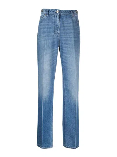 VERSACE STRAIGHT LEG DENIM JEANS