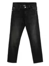 Versace Straight-leg Jeans In Black