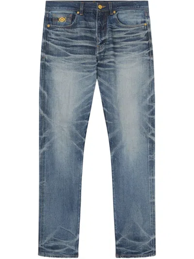 VERSACE MADE IN JAPAN STRAIGHT-LEG JEANS