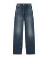 Versace Straight Leg Jeans In Blue