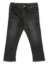 Versace Straight-leg Jeans In Grey