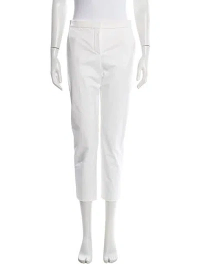 Pre-owned Versace Straight Leg Pants In Neutrals