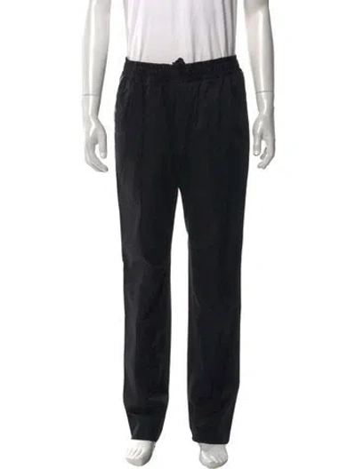 Pre-owned Versace Straight Leg Pants W/ Tags In Black