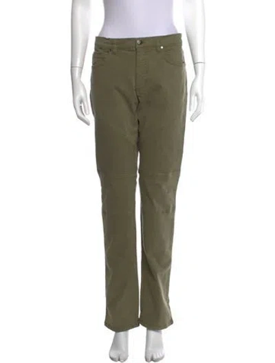 Pre-owned Versace Straight Leg Pants W/ Tags In Green