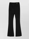 Versace Straight Leg Wool Blend Trousers