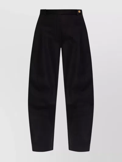 VERSACE STRAIGHT TROUSERS FEATURING BACK POCKETS