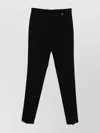 Versace Straight Trousers With Pockets And Belt Loops In Black