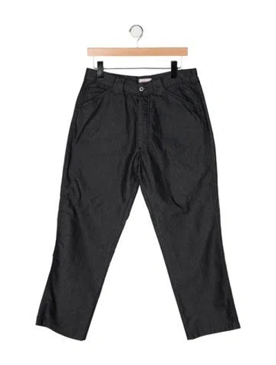 Pre-owned Versace Straight-leg Jeans In Blue