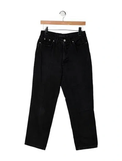Pre-owned Versace Straight-leg Jeans In Blue