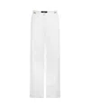 Versace White Straight-leg Jeans In White