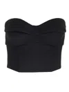 Versace Women's Padded Cup Bustier Top With In Black