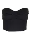 VERSACE STRAPLESS CROPPED TOP