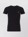 VERSACE STRETCH COTTON CREW-NECK T-SHIRT WITH SHORT SLEEVES