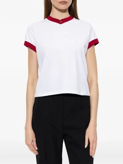 Versace Stretch Cotton-jersey T-shirt In White