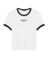 Versace Stretch Crewneck T-shirt In White