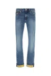Versace Stretch Denim Jeans With Back Pockets