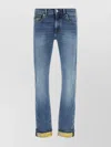 Versace Stretch Denim Jeans With Back Pockets