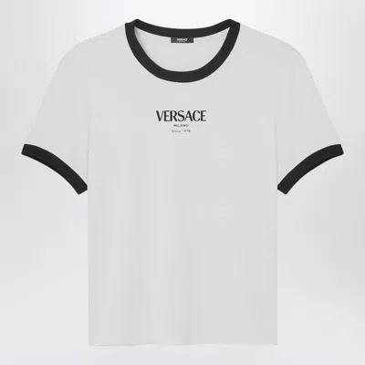 VERSACE VERSACE STRETCH JERSEY T-SHIRT