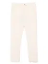 Versace Stretch Twill Jersey Pants In Neutrals