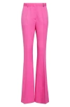 Versace Embellished High-rise Wool Flared Pants