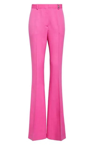 Versace Stretch Wool Gabardine Flare Pants