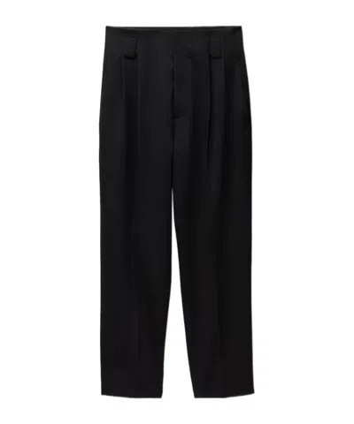 Versace Stretch Wool Tailored Pants In Multi