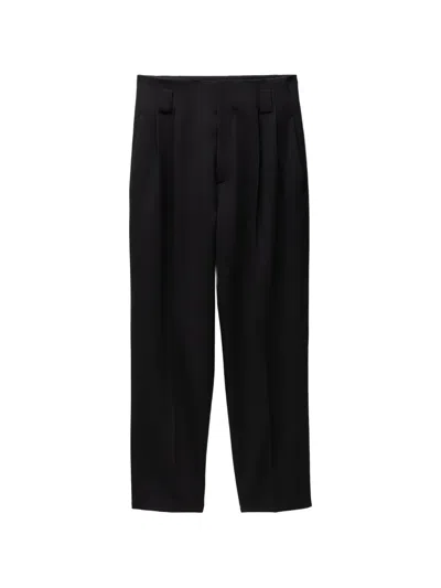 VERSACE STRETCH WOOL TAILORED PANTS