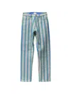 Versace Striped Jeans In Multi