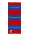 VERSACE VERSACE STRIPED LOGO SCARF SCARF MULTICOLORED SIZE - VISCOSE, POLYESTER