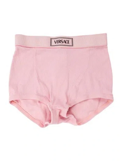 Pre-owned Versace Striped Pajamas In Pink