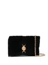 Versace Structured Black Bag With Subtle Hardware Accents In Black