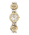Versace Stud Icon Bracelet Watch In Gold