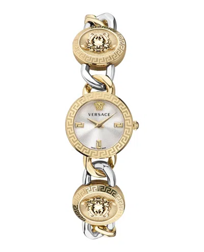 VERSACE VERSACE STUD ICON BRACELET WATCH