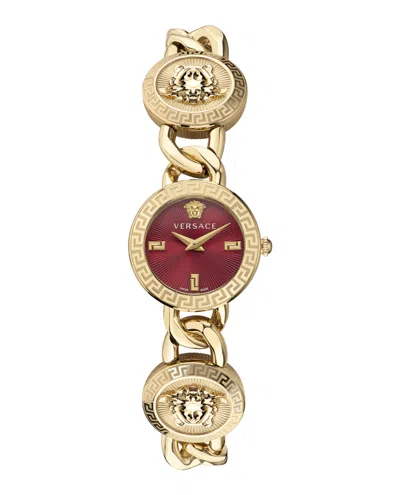 VERSACE STUD ICON BRACELET WATCH