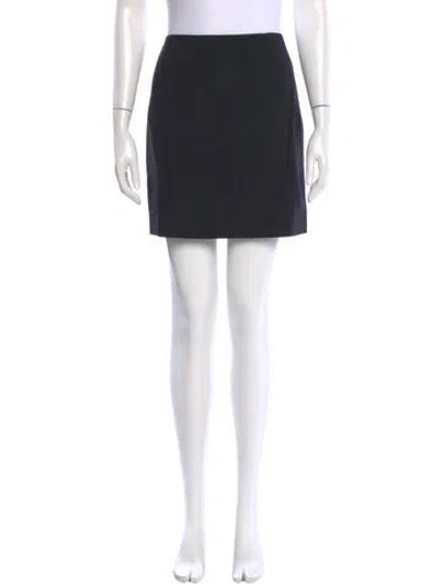 Pre-owned Versace Studded Accents Mini Skirt In Black