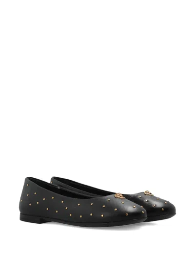 Versace Kids' Studded Ballet Flats In Multi