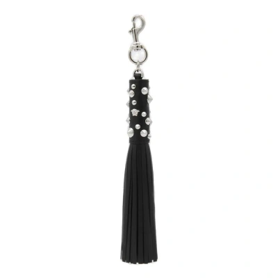 Versace Studded Tassel In Black