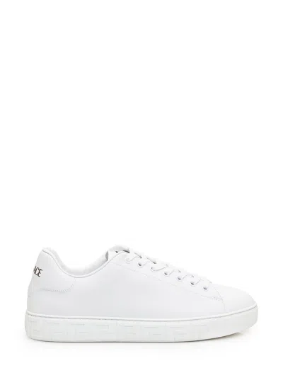 Versace Stylish Rubber Sneakers In White