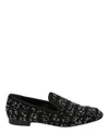 Versace Suede Bead-embellished Slippers