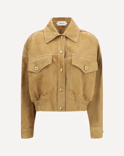 VERSACE SUEDE BLOUSON JACKET