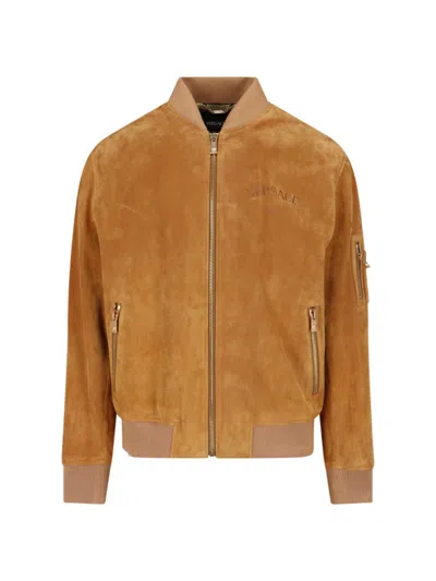 VERSACE SUEDE BOMBER JACKET