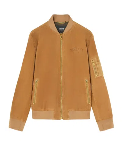 VERSACE VERSACE ZIP-UP BOMBER JACKET