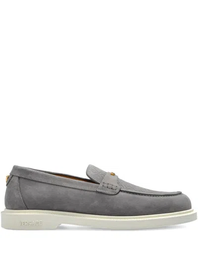 Versace Suede Loafers