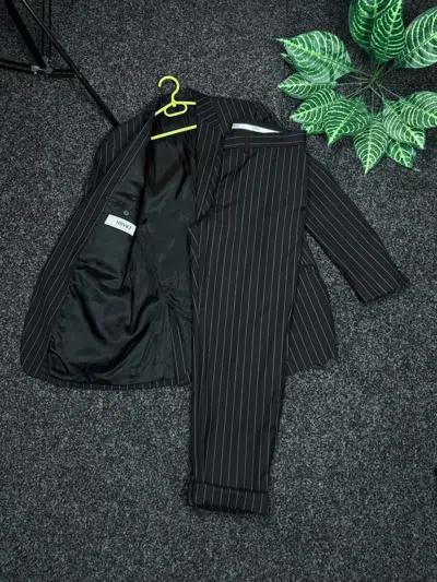 Pre-owned Versace Suit Collection Very In Black