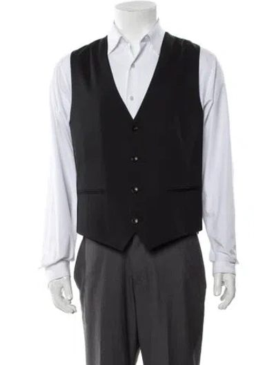 Pre-owned Versace Suit Vests In Black