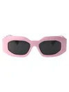 Versace Logo Sunglasses In Pink